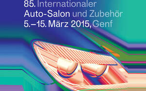 Autosalon Genf 2015 Plakat Autosalon Genf 2015 Plakat