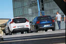 BMW 118d, Volvo V40 D3, Heckansicht