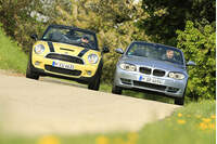 BMW 118i Cabrio, Mini Cooper S Cabrio BMW 118i Cabrio, Mini Cooper S Cabrio