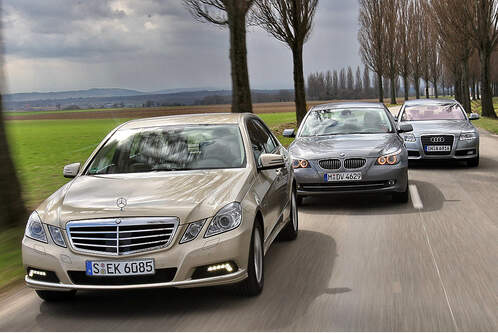 BMW 520d, Mercedes E 220 CDI, Audi A6 2.7 TDI