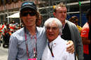 Bernie Ecclestone und Mick Jagger