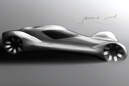 Bugatti Aerolithe Concept Zeichung