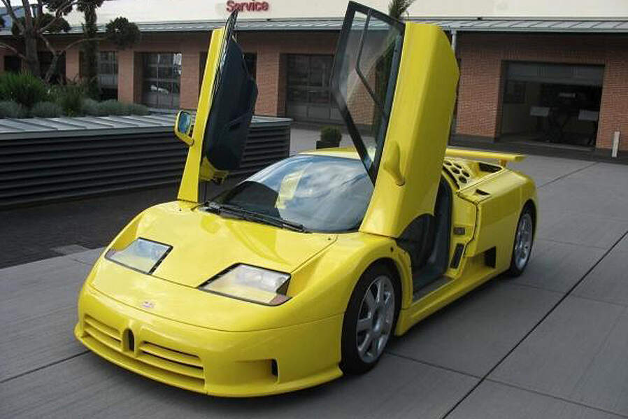 Bugatti EB 110 von Michael Schumacher