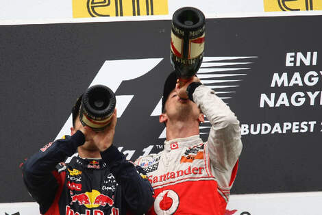 Button Vettel - GP Ungarn - Formel 1 - 31.7.2011 - Highlights
