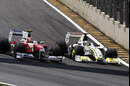 Button f#xfffd;hrt an Kobayashi vorbei