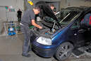Chiptuning, VW Sharan, Motorhaube, Werkstatt