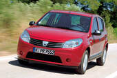 Dacia Sandero, Frontansicht