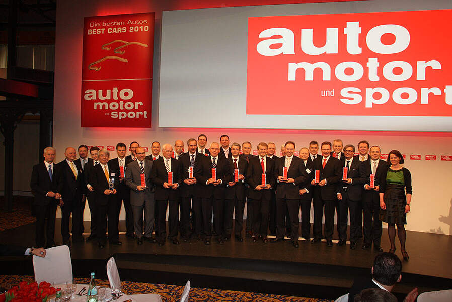 Die besten Autos 2010 - Preisverleihung