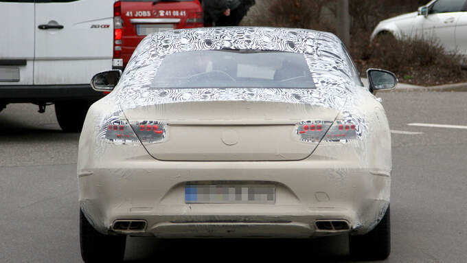 Erlkönig Mercedes S-Klasse Coupé