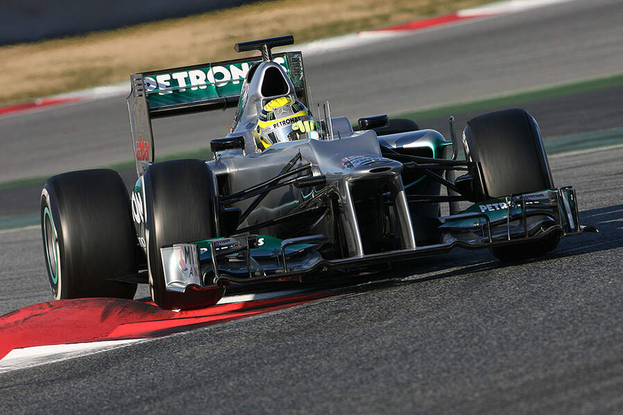Formel 1-Test, Barcelona, 22.2.2012, Nico Rosberg, Mercedes GP