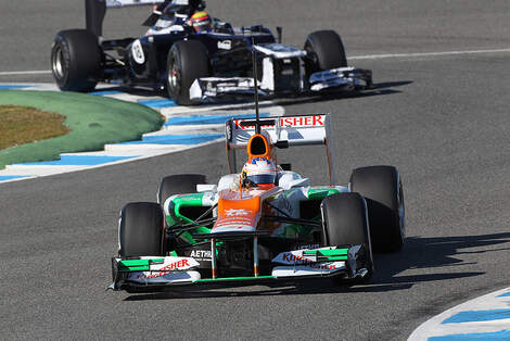 Formel 1-Test, Jerez, 7.2.2012, Paul di Resta, Force India