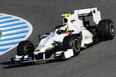 Formel 1-Test, Jerez, 7.2.2012, Pedro de la Rosa, HRT