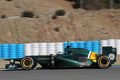 Formel 1-Test, Jerez, 8.2.2012, Heikki Kovalainen, Caterham