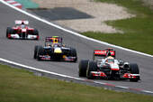 Hamilton, Webber  Alonso