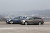Hyundai i30 1.6 CRDI, Ford Focus 2.0 TDCi, Seitenansicht