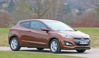 Hyundai i30 1.6 CRDi Coupé, Frontansicht