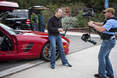 Jay Leno im Mercedes SLS AMG