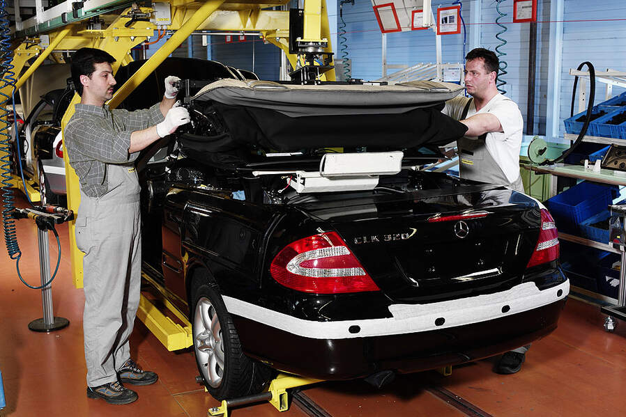 Karmann Produktion Mercedes CLK Cabrio