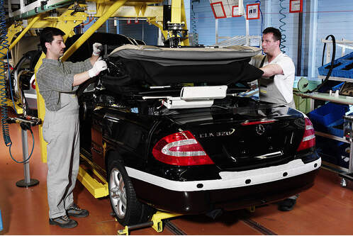 Karmann Produktion Mercedes CLK Cabrio