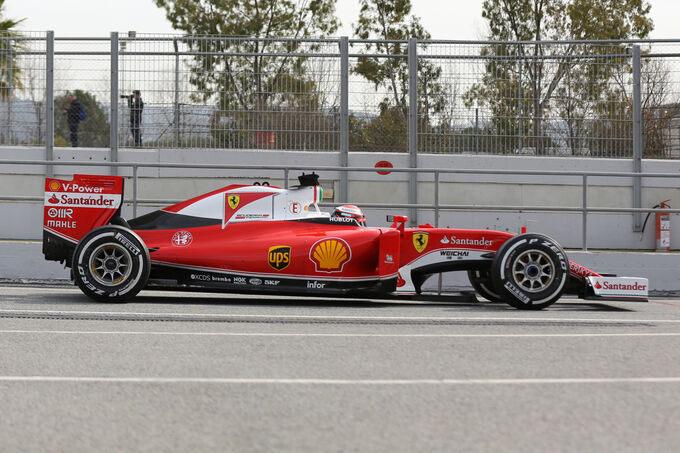 Kimi Räikkönen - Ferrari - Formel 1-Test - Barcelona - 24. Februar 2016