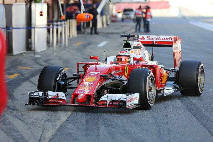 Kimi Räikkönen - Ferrari - Formel 1-Test - Barcelona - 24. Februar 2016