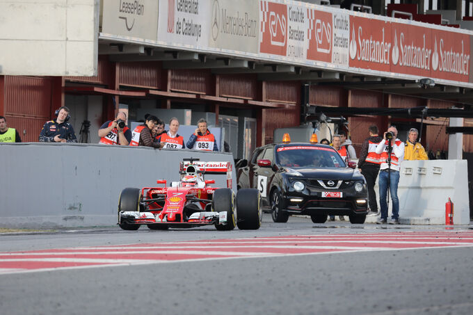 Kimi Räikkönen - Ferrari - Formel 1-Test - Barcelona - 25. Februar 2016