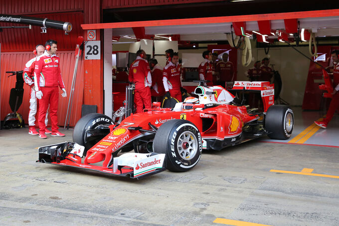 Kimi Räikkönen - Ferrari - Formel 1-Test - Barcelona - 25. Februar 2016