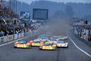 Le Mans Start Porsche Jaguar