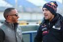Lewis Hamilton, Mercedes GP, Jean-Eric Vergne, Torro Rosso, Formel 1-Test, Jerez, 5.2.2013