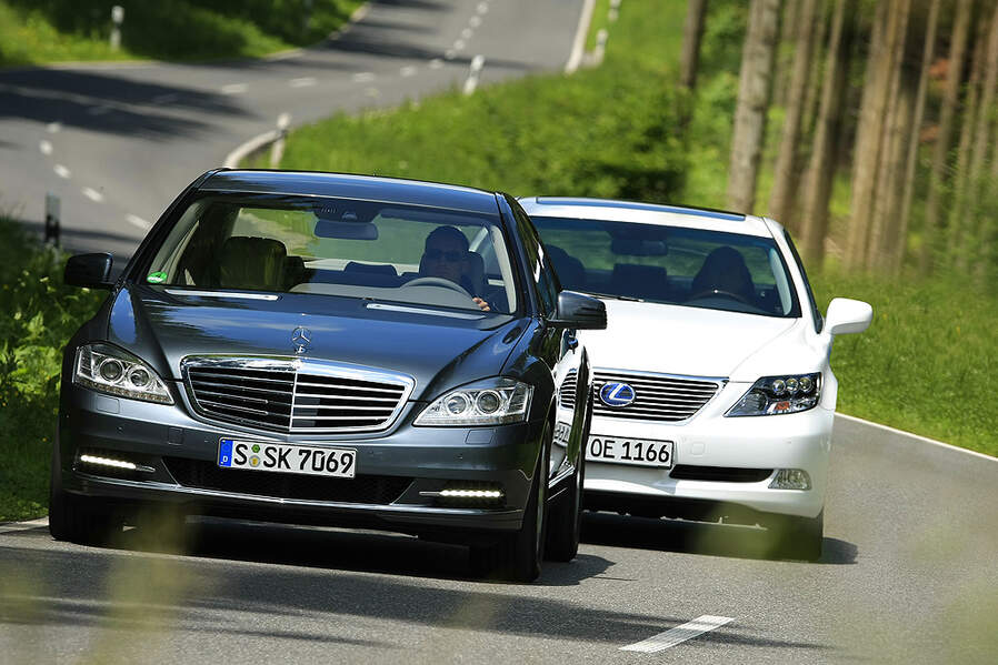 Lexus LS 600h, Mercedes Benz S 400 Hybrid
