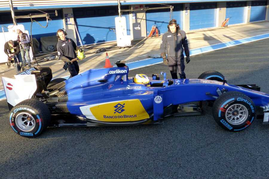 Marcus-Ericsson-Sauber-Formel-1-Test-Jer