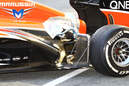 Marussia MR02 Auspuff F1 2013