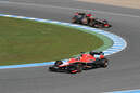 Max Chilton, Marussia, Romain Grosjean, Lotus Renault GP, Formel 1-Test, Jerez, 5.2.2013