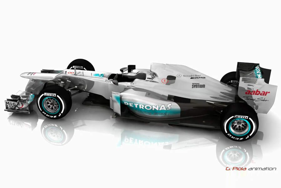 Mercedes AMG F1 W03 Updates Piola Technik