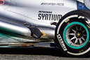 Mercedes AMG W04 Auspuff F1 2013