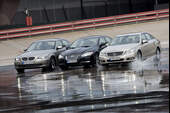 Mercedes E 350 CDI, BMW 530d, Jaguar XF 3.0 D