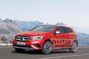 Mercedes GLA, Retusche