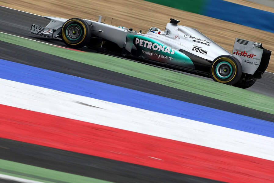 Mercedes GP, Testfahrten Magny Cours 2012