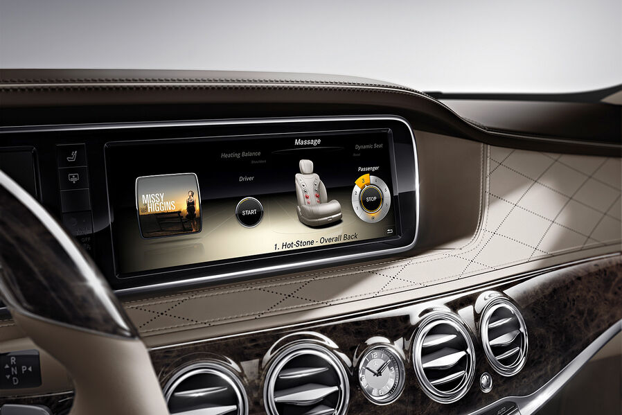 Mercedes S-Klasse Interieur, Display