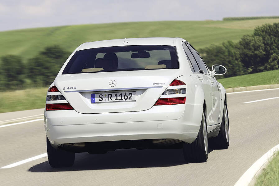 Mercedes S400 Blue Hybrid 2008