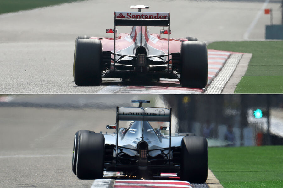 Ferrari vs mercedes #2