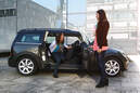 Mini Cooper SD Clubman, Seitenansicht, Seitentüren offen