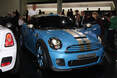 Die Designer ließen sich bei der Dachform von einer umgedrehten Baseball-Kappe inspirieren. Mini Coupe Concept