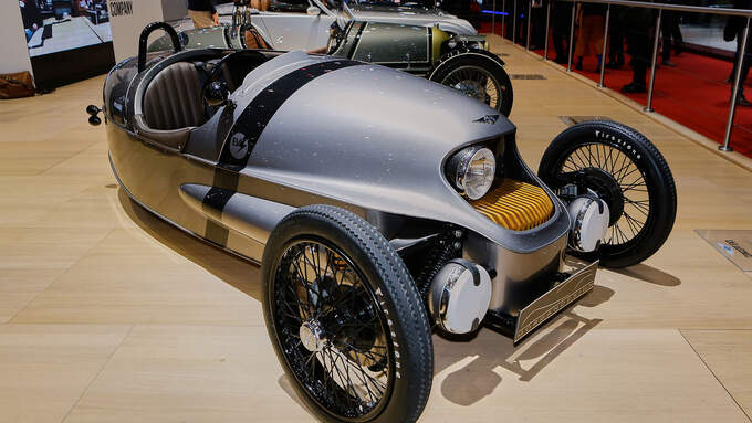 Morgan EV3 auf dem Autosalon in Genf : Threewheeler mit Elektroantrieb