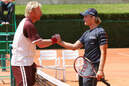 Nico Rosberg und Boris Becker