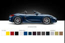 Porsche Boxster im Konfigurator, Farbauswahl