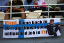 Räikkönen Comeback Plakat 2010