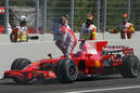 Räkkönen Motorschaden Valencia 2008