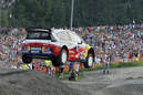 Rallye Finnland 2010, Loeb, Citroen C4 WRC, Sprung