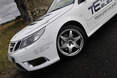 Die E-Motoren sind direkt an die Antriebswellen angeflanscht. Saab 9-3 True Electric